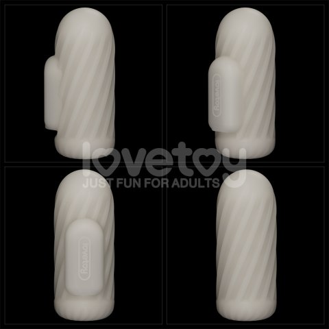 MASTURBATOR KNIGHTS RING VIBRATING DUAL PURPOSE SLEEVE-SPIRAL