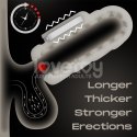 MASTURBATOR KNIGHTS RING VIBRATING DUAL PURPOSE SLEEVE-SPIRAL