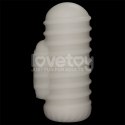 MASTURBATOR KNIGHTS RING VIBRATING DUAL PURPOSE SLEEVE-WAVY