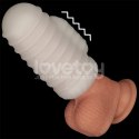 MASTURBATOR KNIGHTS RING VIBRATING DUAL PURPOSE SLEEVE-WAVY
