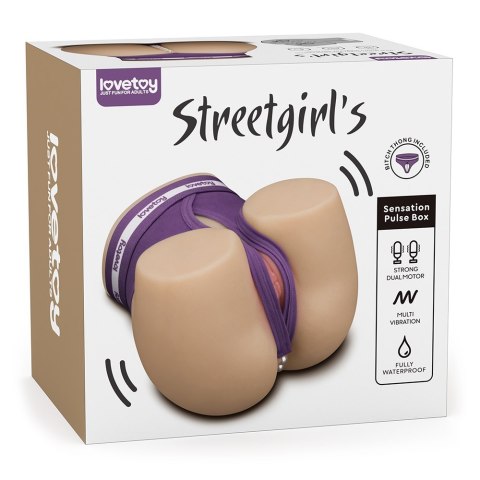 REALISTYCZNE TUŁOWIE MASTURBATOR STREETGIRL'S DUAL MOTOR SENSATION PULSE