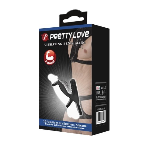 NAKŁADKA PRETTY LOVE - VIBRATING PENIS SLING