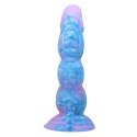 POWER MONSTERS ALIEN RIPPLED MONSTER SILICONE DILDO WITH SUCTION CUP