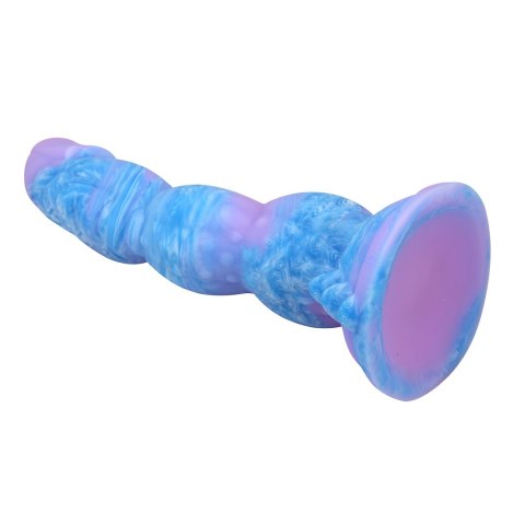 POWER MONSTERS ALIEN RIPPLED MONSTER SILICONE DILDO WITH SUCTION CUP