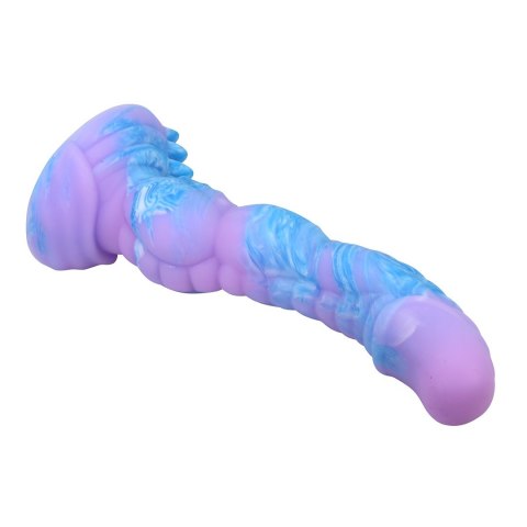 POWER MONSTERS ALIEN RIPPLED MONSTER SILICONE DILDO WITH SUCTION CUP
