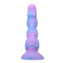 POWER MONSTERS ALIEN RIPPLED MONSTER SILICONE DILDO WITH SUCTION CUP