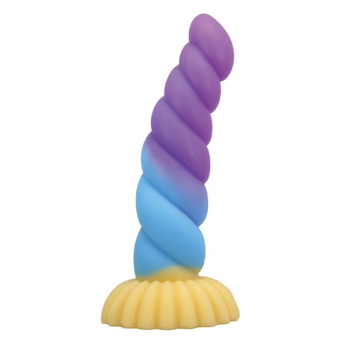 POWER MONSTERS UNICORN RIPPLED MONSTER SILICONE DILDO WITH SUCTION CUP
