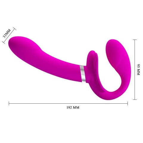 STRAPON BEZ UPRZĘŻY PRETTY LOVE - VIBRATING STRAPLESS STRAP-ON