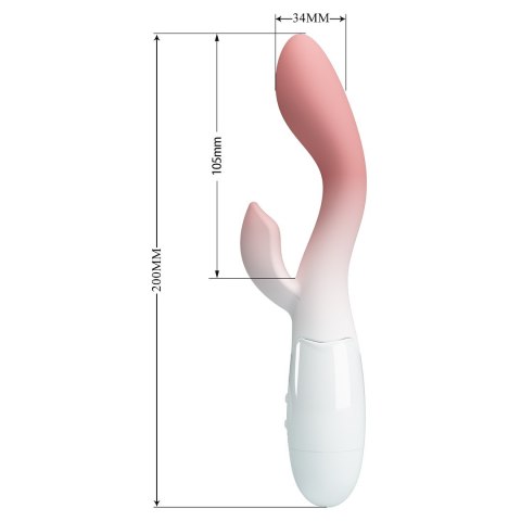 WIBRATOR PRETTY LOVE BRIGHTY WHITE-PINK