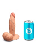 b-Vibe Slipskin Girthy 6″ – realistyczne dildo silikonowe z ruchomą powłoką