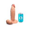 b-Vibe Slipskin Girthy 9″ – największy rozmiar linii, dildo z ruchomą powłoką