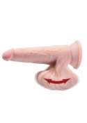 King Cock Plus 9″ z ruchomymi jądrami – dildo z potrójną gęstością