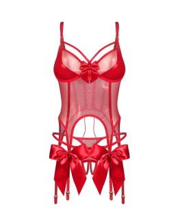 Gorset i stringi Gifty Red S/M Obsessive