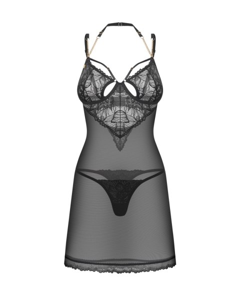 Koszulka i stringi Matildea Black L/XL Obsessive