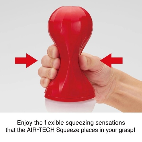 TENGA Air-Tech Squeeze Regular wielorazowy masturbator manualny łączący technologię podciśnieniową Air-Cushion z miękką obudową