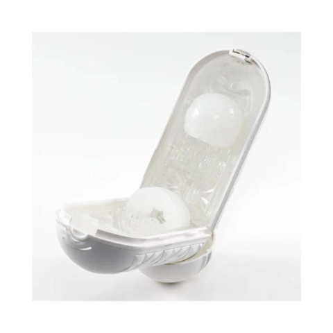 Otwierany masturbator Flip Flexy Tenga z elastomeru z regulacją nacisku