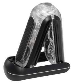 Masturbator Flip Zero Gravity Electronic Vibration Black Tenga