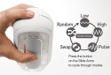 Masturbator Flip Zero Gravity Electronic Vibration White Tenga