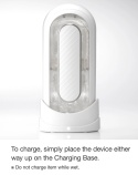 Masturbator Flip Zero Gravity Electronic Vibration White Tenga