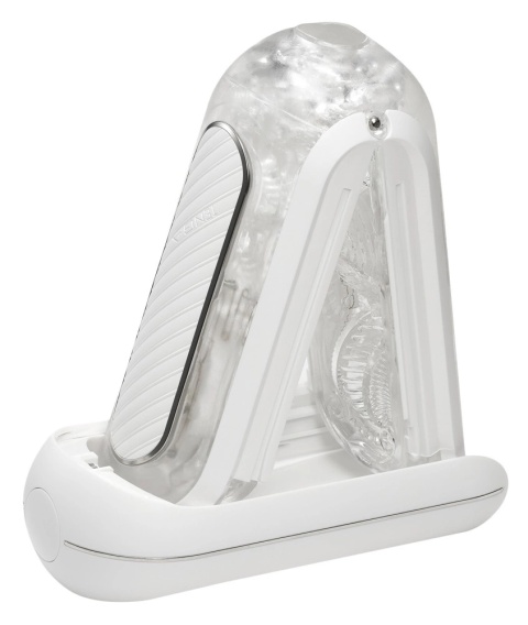 Masturbator Flip Zero Gravity Electronic Vibration White Tenga