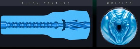 Masturbator męski Freaks Alien Blue Metallic Fleshlight