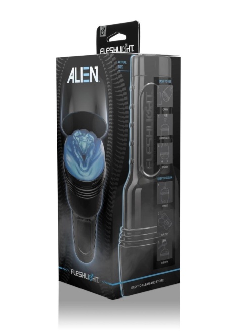 Fleshlight Alien — masturbator z hybrydową teksturą SuperSkin®