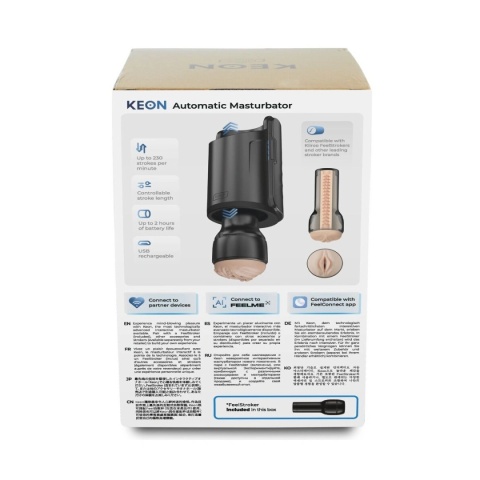 Keon WiFi Combo Set by Kiiroo – automatyczny masturbator interaktywny z WiFi i Bluetooth