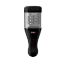 Pipedream PDX Elite Talk Dirty Rotobator Clear – kompaktowy masturbator rotacyjny z dźwiękiem