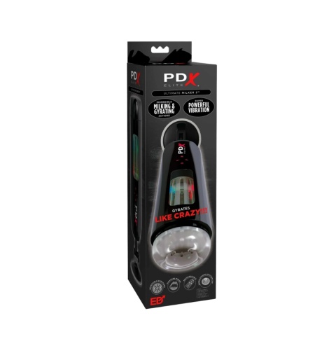 Pipedream PDX Elite Ultimate Milker 2 – masturbator Hands-Free z gyracją i wibracją