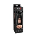PDX Elite Vibrating Mega Milker – masturbator z Fanta Flesh i LED