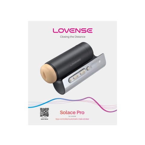 Masturbator męski z uchwytem sterowany aplikacją Solace Pro Lovense