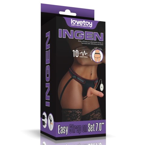 STRAP ON Z WIBRACJĄ 7.0"
