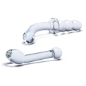 Zestaw Dwóch Szklanych Dild G-Spot Pleasure S Dildo Set 2 Pcs Glas