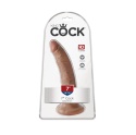King Cock 7″ Cock Tan – realistyczne dildo z PVC z przyssawką, 20 cm