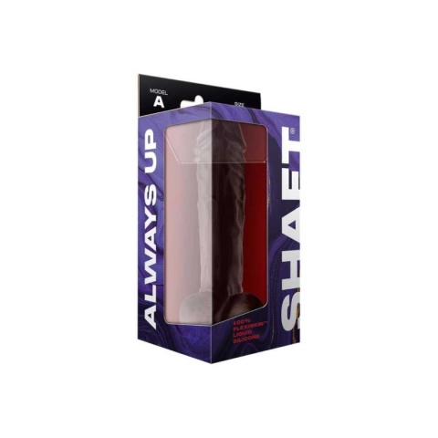 Shaft Model A 26,7 cm Mahogany – dildo z płynnego silikonu Flexiskin z jądrami
