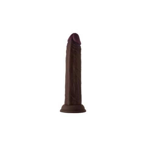 Shaft Model J 21,5 cm Mahogany – dildo bez jąder z płynnego silikonu, długość użytkowa 19,3 cm