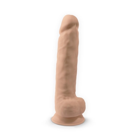 Silexd Model 15″, cielisty: dildo z dwuwarstwowego silikonu i rdzenia SILEXPAN, 38 cm długości, średnica 7 cm, termoreaktywne