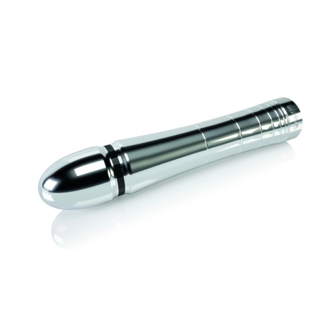Mystim Glossy Glen – aluminiowe dildo do elektrostymulacji, 14 cm