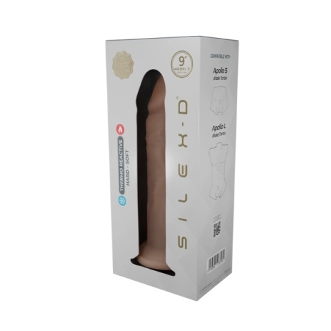 Silexd Liquid Silicone 2 (9″) – dildo realistyczne z przyssawką 7 cm