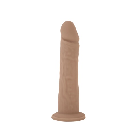 Silexd Real Skin Model 2 (6″) – kompaktowe dildo z płynnego silikonu, 15,3 cm