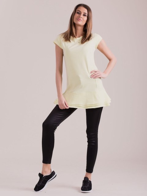 Tunika PL-SK-1620.08 jasny żółty M