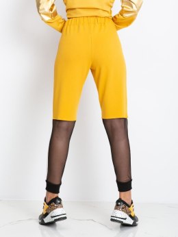 Spodnie dresowe 23-DR-2300.64 ciemny żółty M