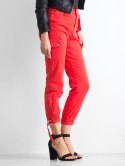 Spodnie JMP-SP-166-D.92P czerwony 36