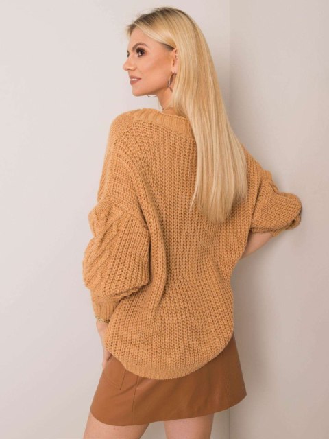 Sweter TW-SW-BI-22022.97 camelowy