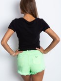 Szorty JMP-SN-163-D.39P fluo zielony XS