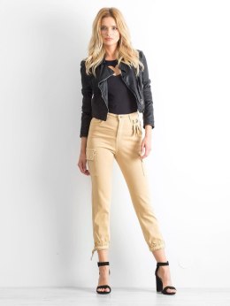 Spodnie JMP-SP-166-D.92P beżowy 36