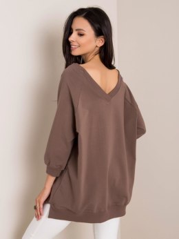 Bluza RV-BL-5676.09 jasny brązowy S/M