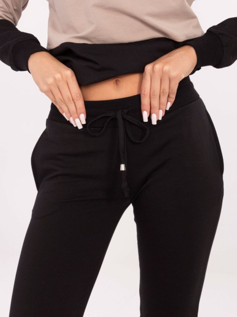 Komplet RV-KMPL-5971.05 czarno-beżowy XL