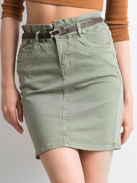 Spódnica JMP-SD-F6678.77P khaki 34