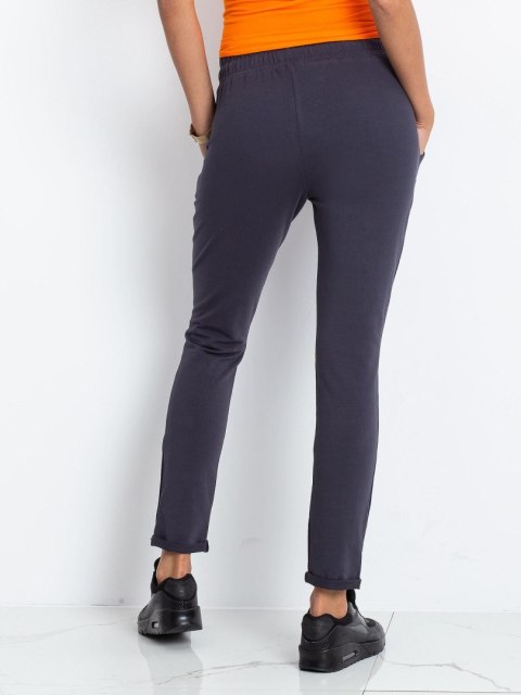 Spodnie dresowe RV-DR-3698.05X grafitowy L